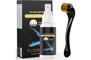 5% Minoxidil Spray for Men’s Hair Loss, Faster & Thicker Hair Growth, Hair Regrowth, Get Thicker Fuller Hair, Reactivates Fol