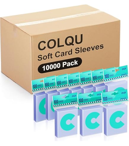 Amazon.com: 10000 PCS Card Sleeves for Trading Cards, Soft Penny Card  Sleeevs Clear Plastic Card Protectors Fit for Baseball Cards MTG Sports  Cards Standard Cards (100 Pack) : Toys & Games