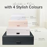 Thepaperbagstore White Extra Large Luxury Magnetic Gift Box 42x32x12cm view 9