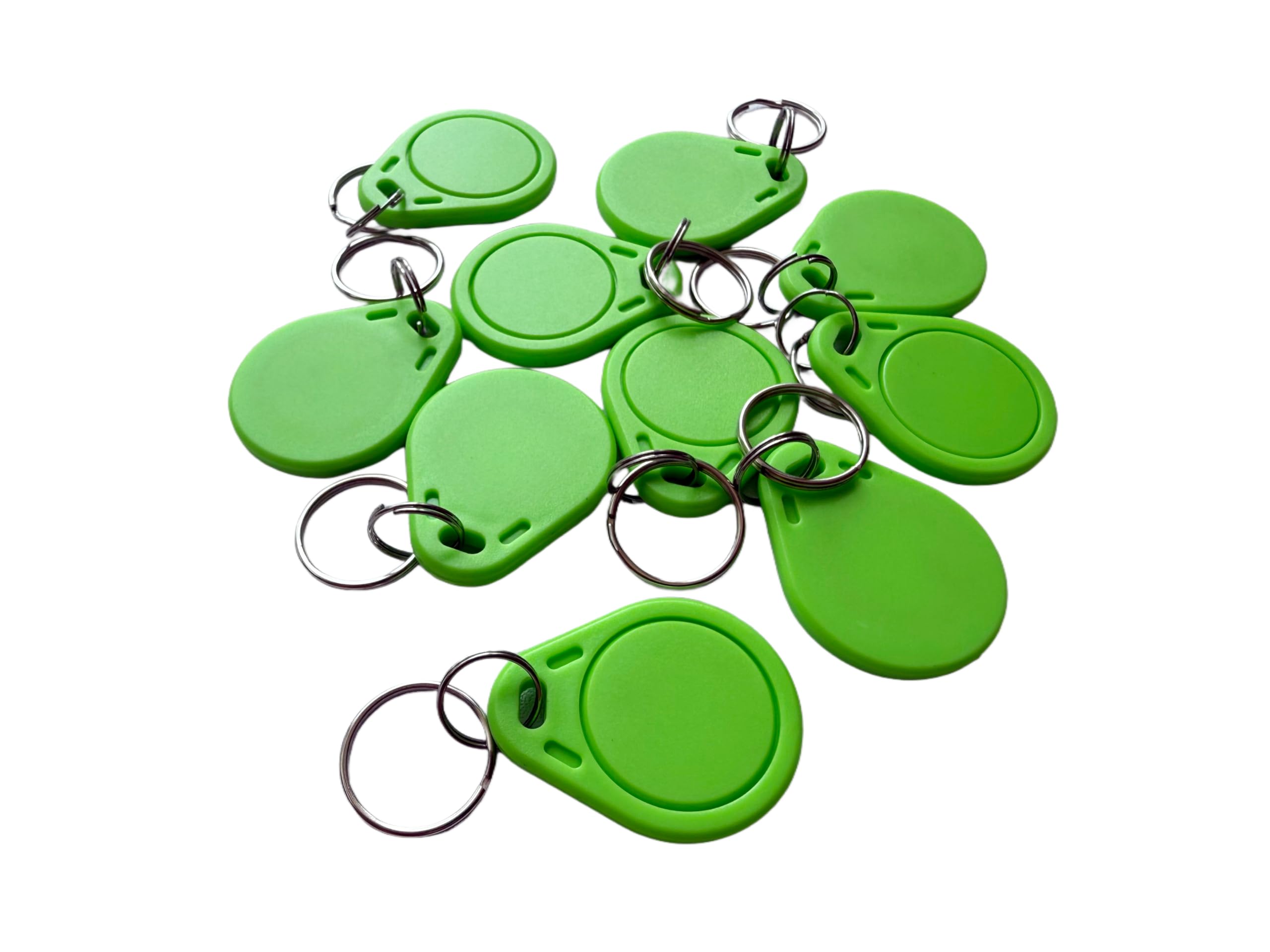 YARONGTECH M1 Chip S50 rfid Key fob Tag Green Colour 100PCS