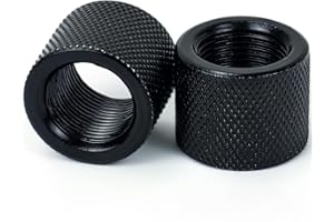 RioRand Barrel Thread Protector,308 Fits All 5/8x24,223 Fits All 1/2x28 Threaded Barrels 2pcs