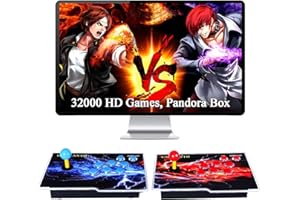 GWALSNTH 32000 in 1 Pandora Box 60S Arcade Games Console,1280X720 Display,Search/Save/Hide/Pause Games,Two Separate joysticks,1-4 Players … …