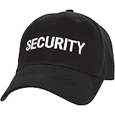 Rothco Security Supreme Low Profile Hat - Embroidered Adjustable Outdoor Baseball Hat