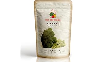DONA MARIA GOURMET FREEZE DRIED BROCCOLI - PACK 5 100% Natural BROCCOLI No Added Sugar, Preservatives or Additives