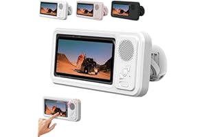 Shower Phone Holder, Bathroom P-Hone Holder with Built-in Bluetooth Speaker, Waterproof Shower Phone Case, 60° Fixed Opening 