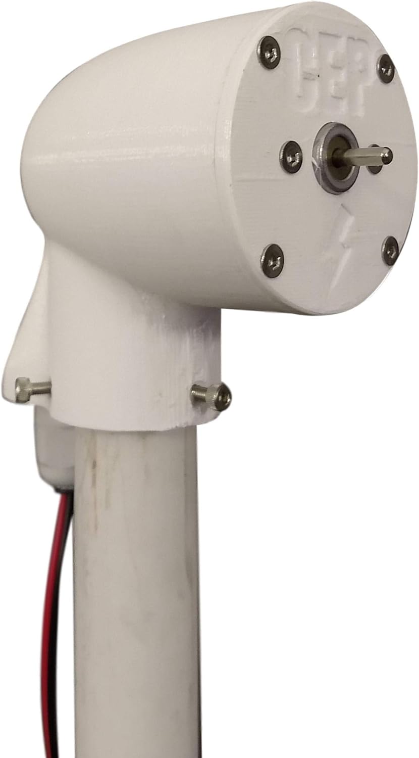 Cutting Edge Power Mini 12 Volt Wind Turbine Generator, Portable, w/Accessories,Small, Made in USA (Pipe/Tube Mount, High Performance (12.5")): Garden & Outdoor