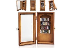 WAIZHIUA Anxiety Bookshelf Mini Bookshelf Ornament Miniature Bookshelf Decor Shake Bookshelf Shake Away Your Anxiety Miniature Book Library with 80pcs Mini Books for Book Lovers Home Room Office Decor