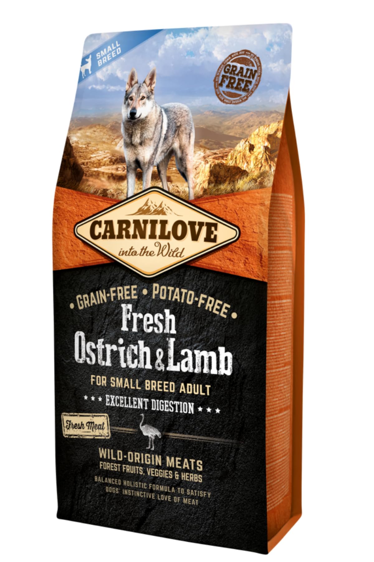 Carnilove Carnilove Canine Adult Small Fresh Ostrich Lamb 1.5 kg 1500 g