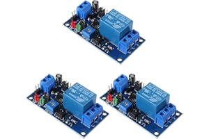 AITIAO 3Pcs DC 12V Delay Relay Module Electronics Delay Relay Turn On Off Switch Module with Timer Adjustment Potentiometer Delay Module LED Indicator