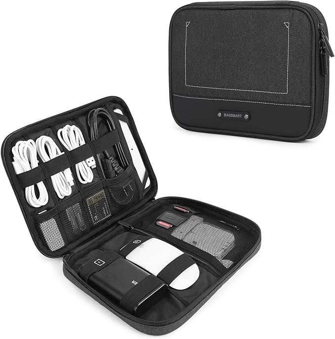 BAGSMART Electronic Organizer Travel Cable Organizer Electronics