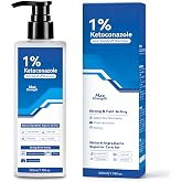1% Ketoconazole Anti-Dandruff Shampoo for Flaking &amp; Itchy Scalp, 7.78Fl Oz | Deep Cleansing Care, Targets the Root Cause of Dandruff, Suitable for Men &amp; Women