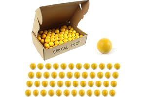 VLIKE Paintballs .68 Caliber Rubber Ball Soft Reusable 0.68 Riot Training Paintball