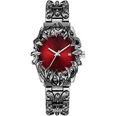 ceverdou Fashion Heterosexual Men's Watch Claw Shape Table Alabaster Round Dial Retro Watches Y2K Unique Shaped Senior Ins Niche Men's Quartz Watch