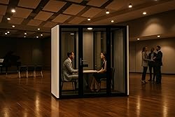 Portable Noise-Reducing Pod for Enhanced Privacy