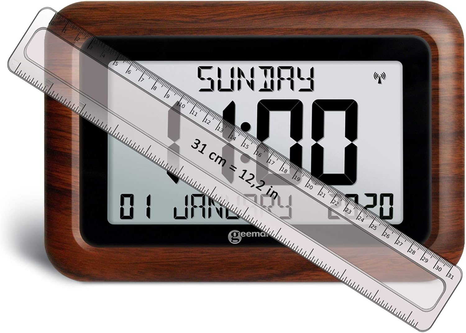 Geemarc Dementia Clock, The Easy-to-read & Self-setting Viso 10, Ideal for Seniors and People Living with Alzheimer's - Image 4