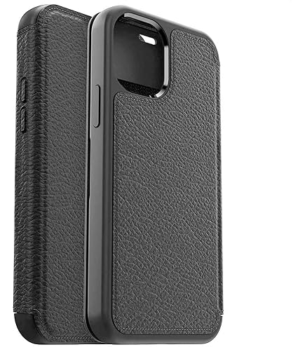 Amazon.com: Coach Leather Slim Case for iPhone 12 mini Black