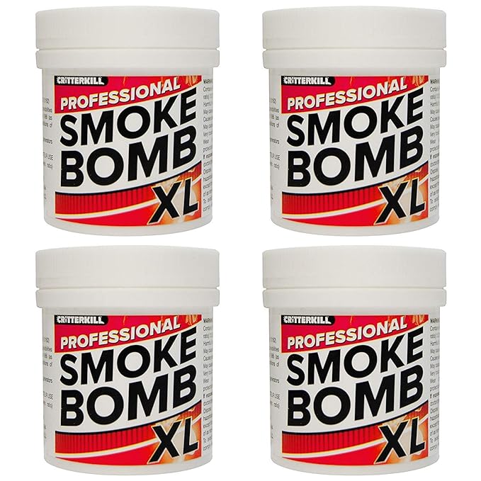 CritterKill XL 15g Smoke Bomb Fogger For Fleas, Bedbugs, Moths and all