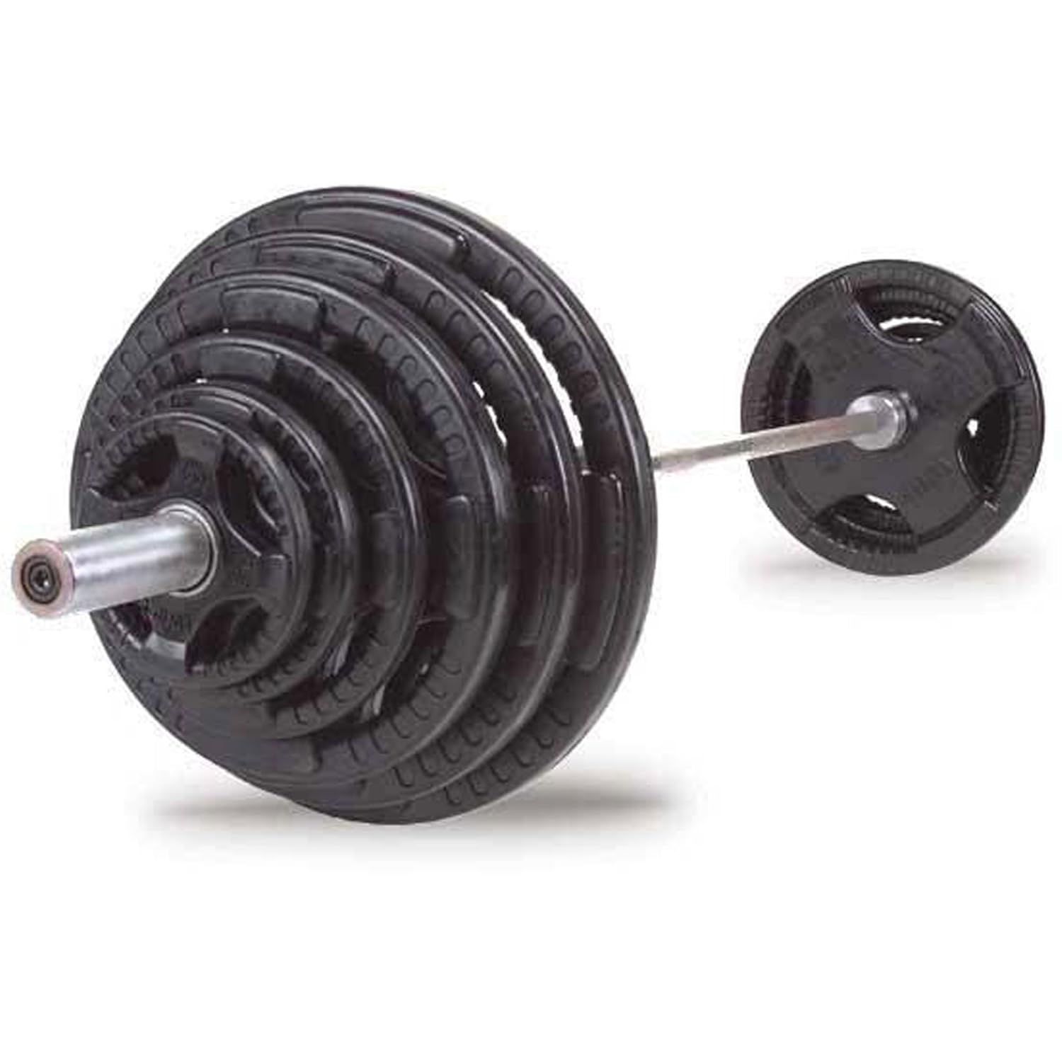 Rubber Grip Olympic Weight Set