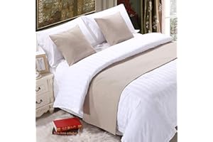 QFWMCW Hotel Bed Runners & Scarves Cotton and Linen Bedspreads Coverlets 1 Piece Bed Scarf for Foot of Bed King Queen Size Bed Home Bedding Accessories BlanketsThrows