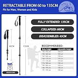 Underwood Aggregator Walking Poles 2 Pack Adjustable Telescopic Hiking Poles view 7
