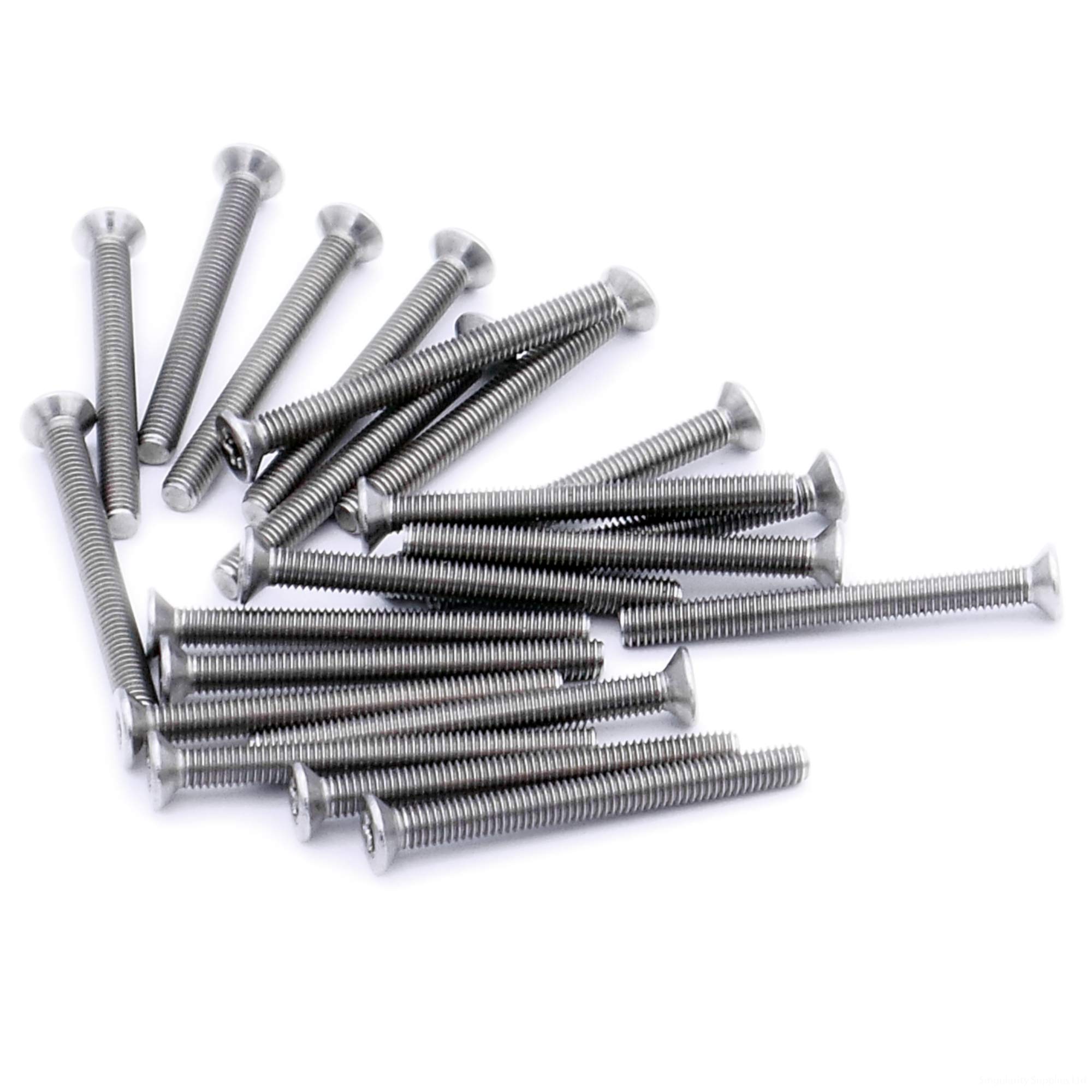M2 (2mm x 10mm) TX Socket Countersunk Machine Screw (Bolt) - Stainless Steel (A2) (Pack of 20)