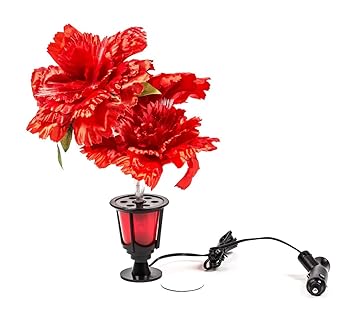 Flower Vase With Flower 1 Led Light Up Cigar Socket 10 30 V 28