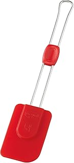 Dr. Oetker Silikon-Teigschaber Flexxibel, Küchen-Schaber mit Funktionsteil aus Silikon, hochwertige Teigspachtel aus Platinsilikon - hitzebeständig bis 230 Grad, Menge: 1 Stück