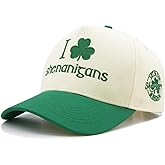 Waldeal St Patricks Day Hat, Adjustable Embroidered Shamrock Baseball Cap for Men & Women, St Patrick's Day Accessories Green