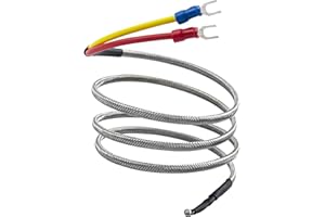 BKIFU 812-0210 Thermocouple Replacement for Quadrafire Heatilator Fits Quadrafire 800, 1000, 1100i Insert, 1200 Freestanding & 1200i Insert Parts, Quadrafire Pellet Stove thermocouple Parts