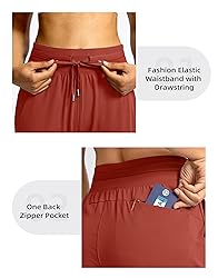 G Gradual Women's Joggers Pants with Zipper Pockets