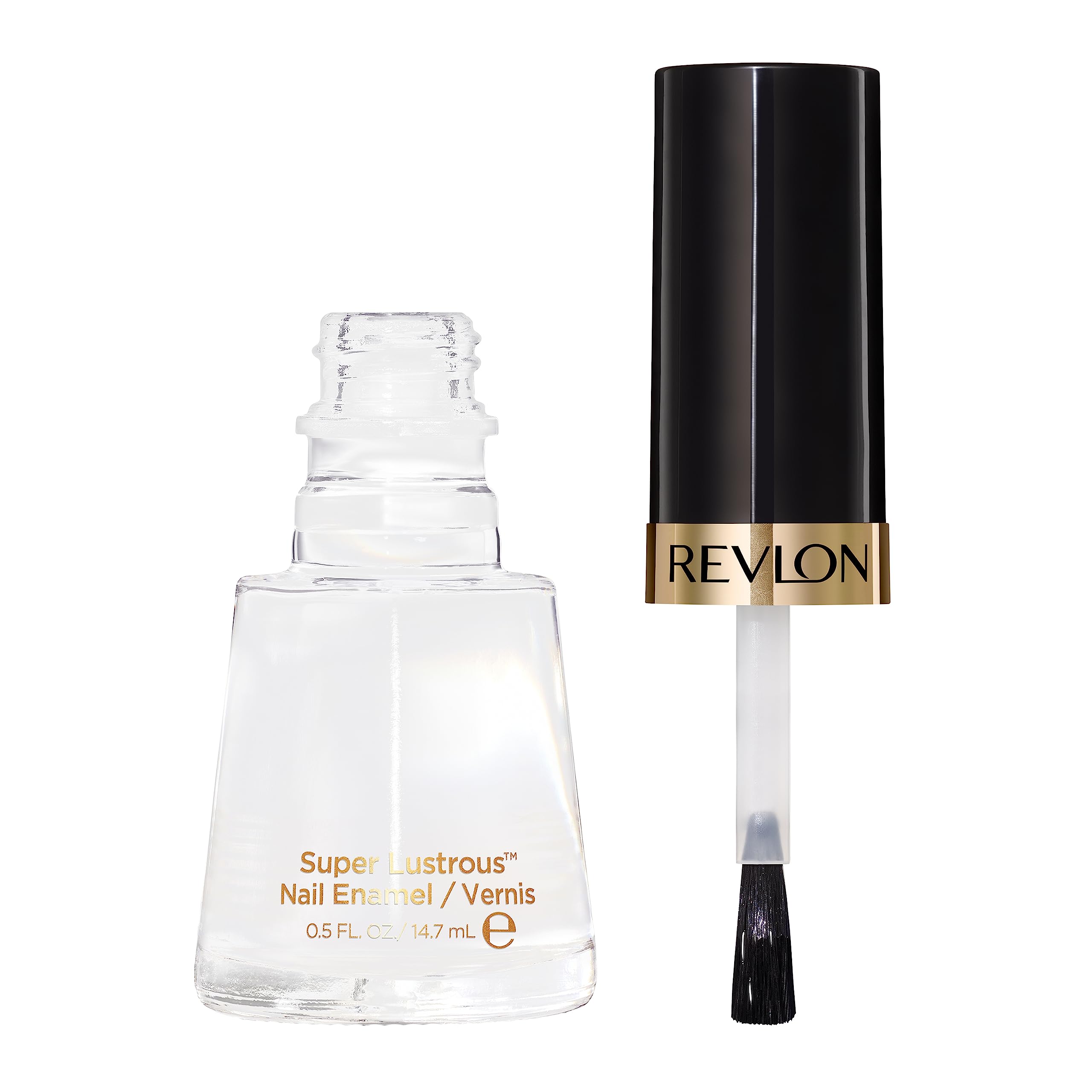 Revlon Super Lustrous Nail Polish, Chip-Resistant & Longwear Formula, High Shine Finish, 771 Clear, 0.5 fl oz - Image 3