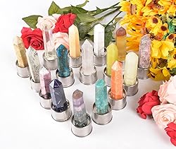 Changeable Natural Quartz Gemstone Crystal Column