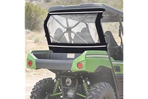 Lilvduybz UTV Rear Window Windshield Compatible with KAWASAKI TERYX 4 800 2013-2024, Durable Rear Back Windshield Accessories