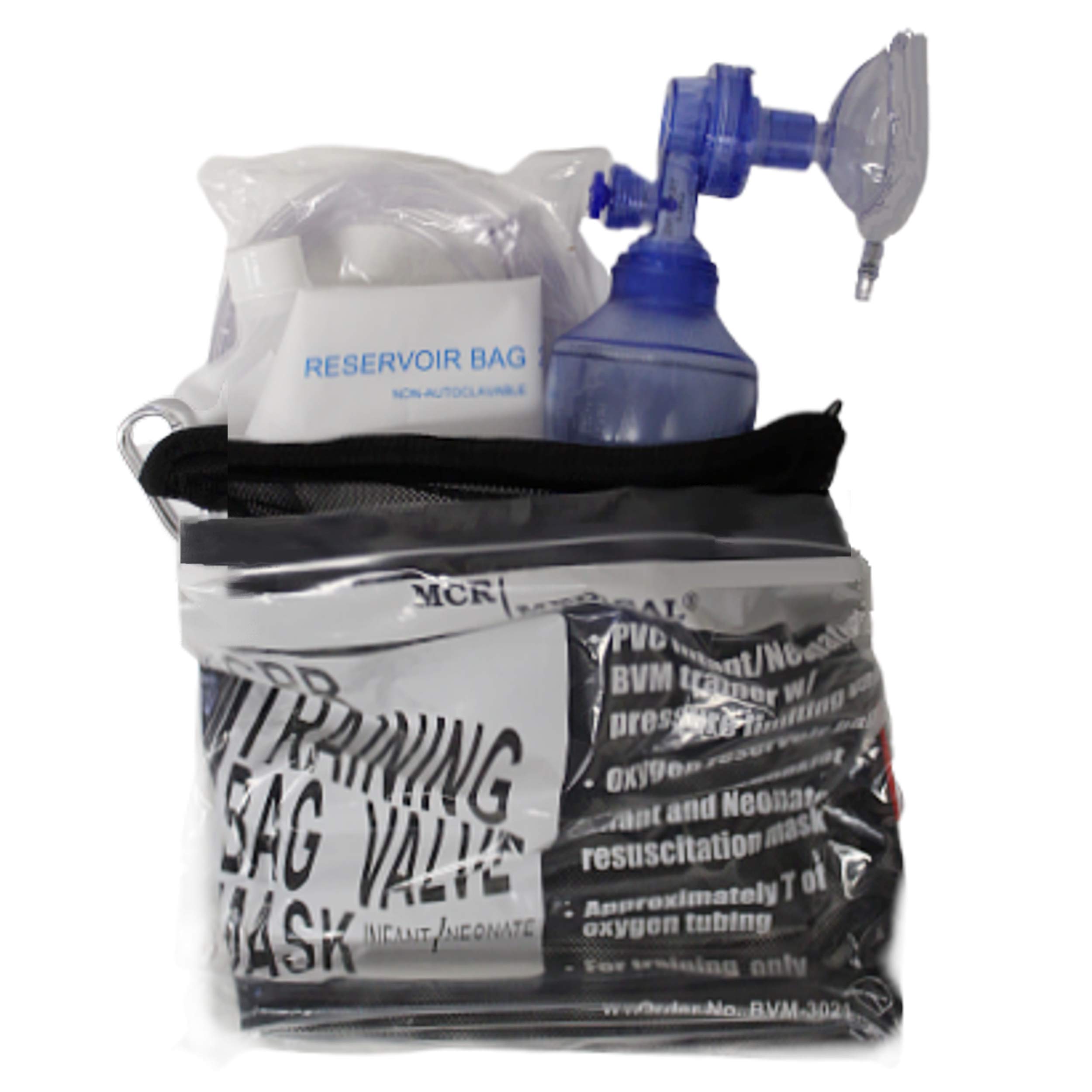 CPR Training Bag Valve Mask (BVM) INFANT In Mesh Bag, BVM3021001 on