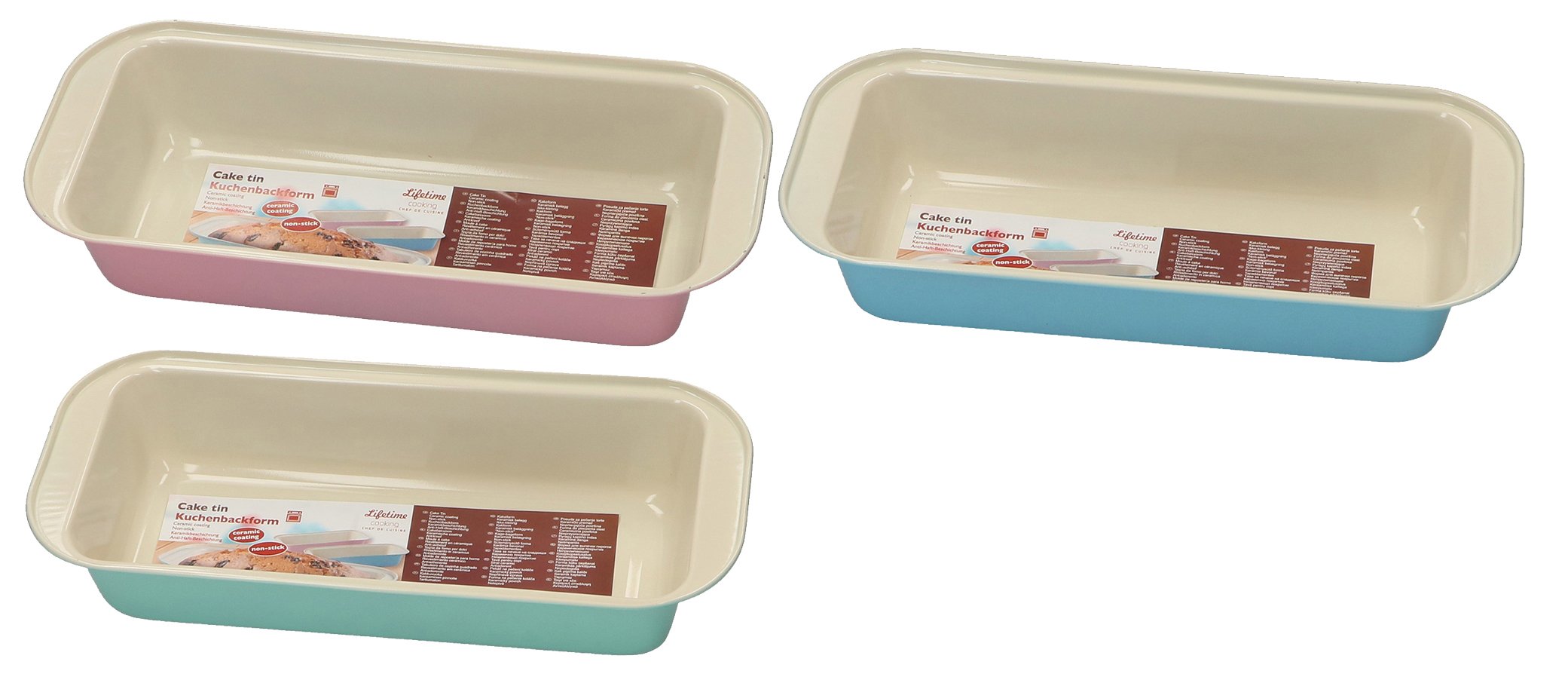 Edco Baking Tray 30x13x6cm, Carbon, Multi-Colour, 30 x 13 x 6 cm
