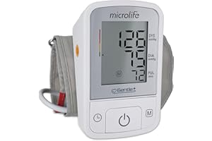 Microlife BPM2 Automatic Digital Upper Arm Blood Pressure Monitor, Wide-Range Cuff Fits Most (Medium – Large up to 16.5 in), Stores 60 Results