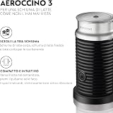 Nespresso Aeroccino 3 Milk Frother Black Complete Standalone Unit view 2