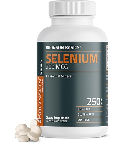 Sélénium 200 Mcg - 60 Comprimés Vita World - Complément Alimentaire, Fabriqué En Allemagne