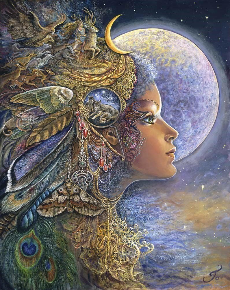 Diana by Josephine Wall Art Print, 16 x 20 inches