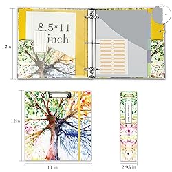2 Inch 3 Ring Binder Organizer, Three Ring Binder
