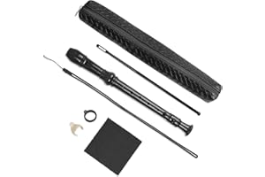 Lvkjafaz Recorder Instrument for Beginner Adults,8-Hole Soprano Descant Recorder Music Flute with with Cleaning Rod & Leather