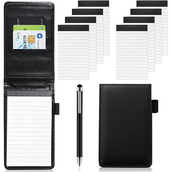 Funda Agenda A5 Seavito Azul - Cuero Sintético Con Soporte Bolígrafo Funda Organizadora Bolsillos
