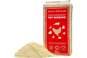 RentACoop Extra-Soft Premium Hemp Bedding 300L – Super Absorbent, Low Dust, Natural Odor Control for Chicken Coops, Nest Boxe