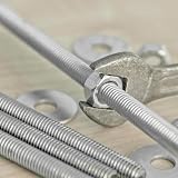 sourcing map M10 x 400mm 304 Stainless Steel Fully Threaded Rod Bar Studs 3 Pcs view 5