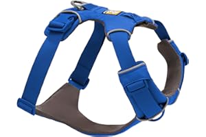 Ruffwear, Front Range Dog Harness, Reflective and Padded, No Pull Harness for Training and Everyday, Blue Pool, Large/X-Large