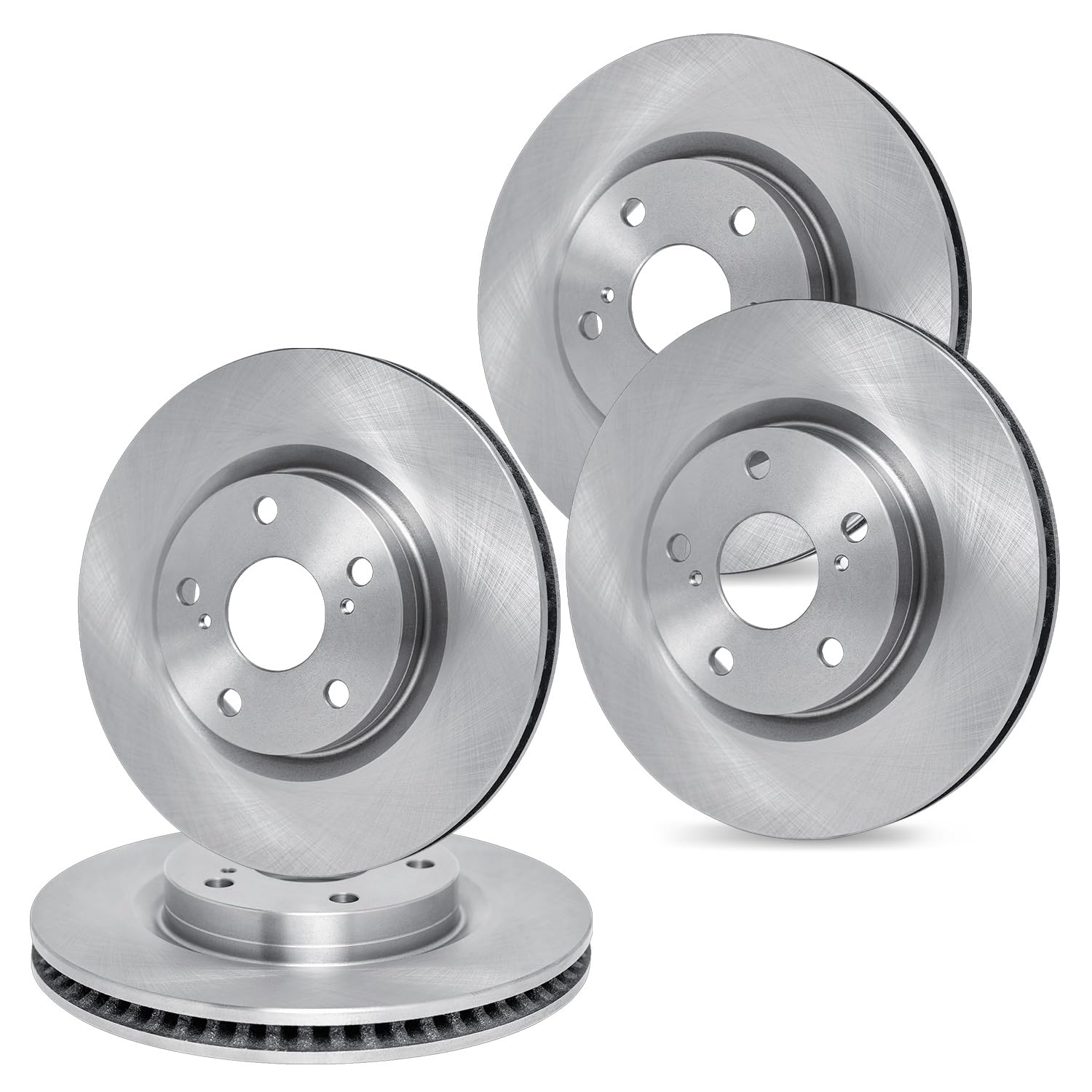 Photo 1 of R1 Concepts Front and Rear Brake Rotors For 2021-2024 Jaguar E-Pace, Land Rover Range Rover, 2020-2024 Land Rover Discovery| Blank Disc Brake Rotors| Brakes and Rotors Brakes and Rotors