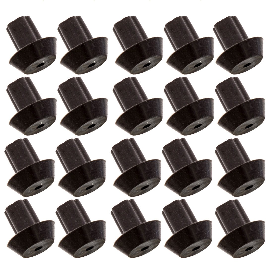 20-Pack of Viking Range - Compatible Grate Rubber Feet Bumpers - Heat-Resistant Material, Works with Many Gas Stove Burner Grates - Equivalent to PD040035 Foot - By Impresa Products