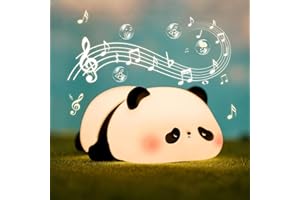 FAMIDUO Panda Night Light with White Noise, Sound Machine for Baby Sleeping Aid,Toddler Sleep Trainer,Timer/Dimmable Nursery Silicone Lamp, Cute Panda Xmas Gifts for Kids Boys/Girls,White Elephant Gifts