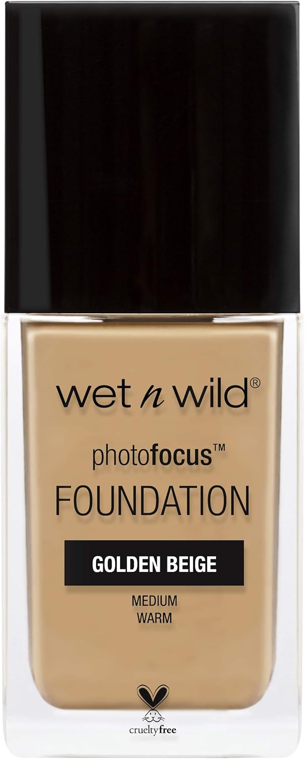 Wet n Wild Photo Focus Matte Foundation, Buildable High-Performing Liquid Makeup