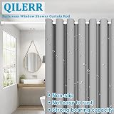 QILERR Telescopic Tension Curtain Rod 110-190 cm White 22 mm view 8